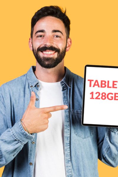 tablet con 128 GB di storage.