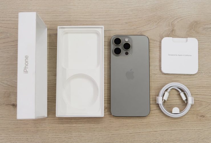 Unboxing iPhone 15 Pro Max box in Natural Titanium color - (Mention @zana_qaradaghy on Instagram while use this photo) Follow on Instagram @zana_qaradaghy