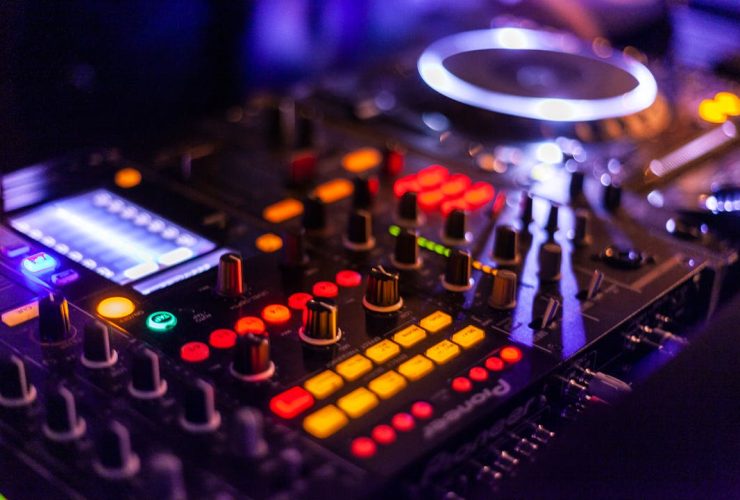 Close-up Photo of Lighted Dj Controller