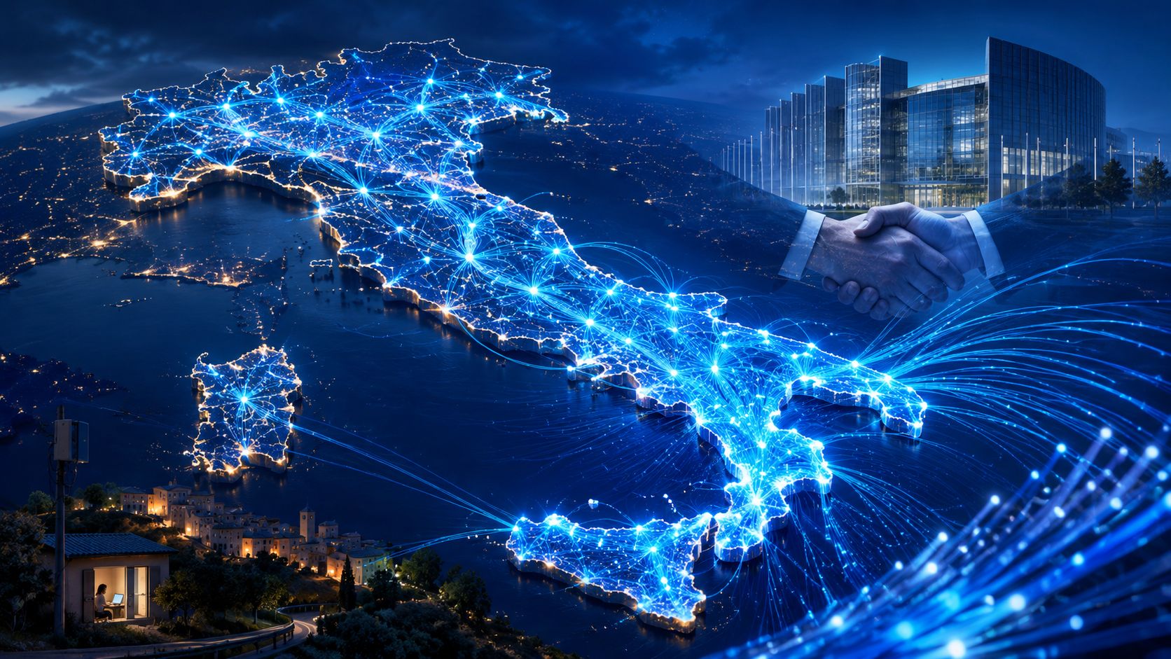 BEI e FiberCop, accordo da 1 miliardo per la banda ultralarga in Italia