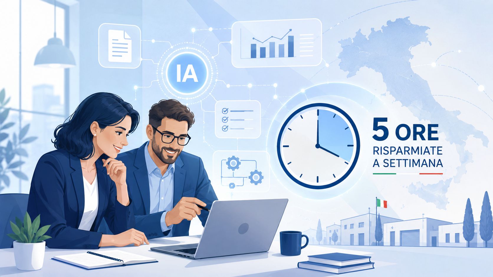 Ricerca OpenAI: le PMI italiane risparmiano già 5 ore a settimana grazie all’IA
