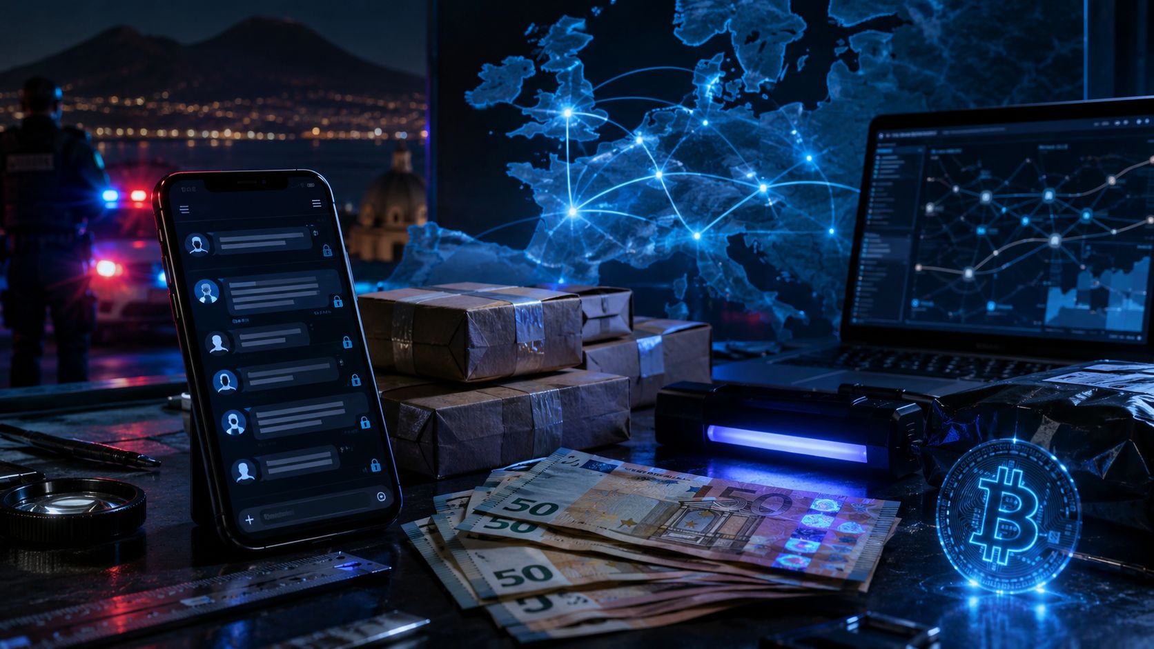 Operazione Domino, banconote false vendute su Telegram e pagate in Bitcoin