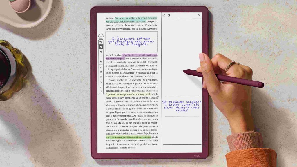 Amazon amplia Kindle Scribe: arrivano i nuovi modelli e il primo Scribe a colori