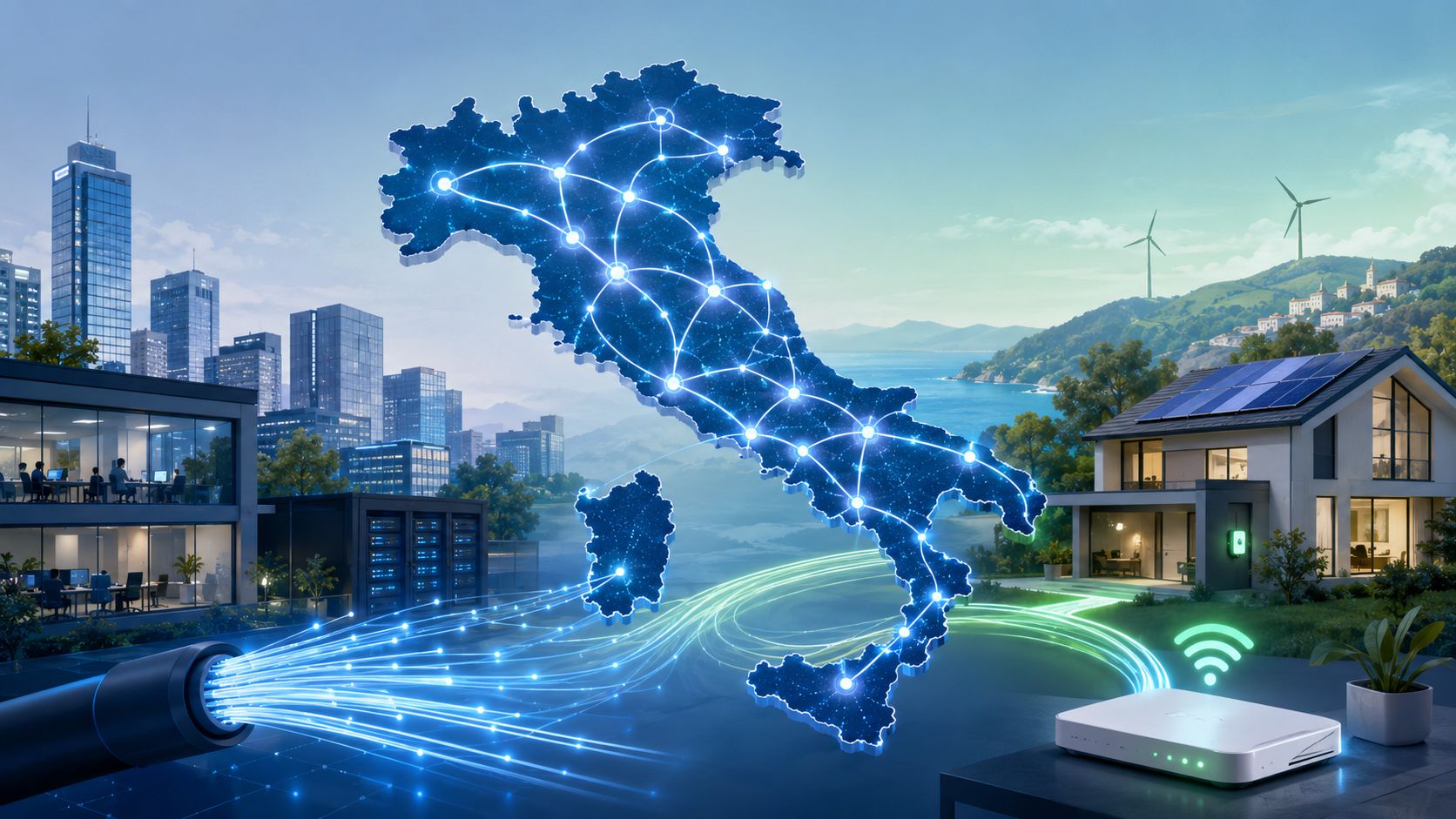 FiberCop e Plenitude siglano un accordo per la fibra ottica in Italia