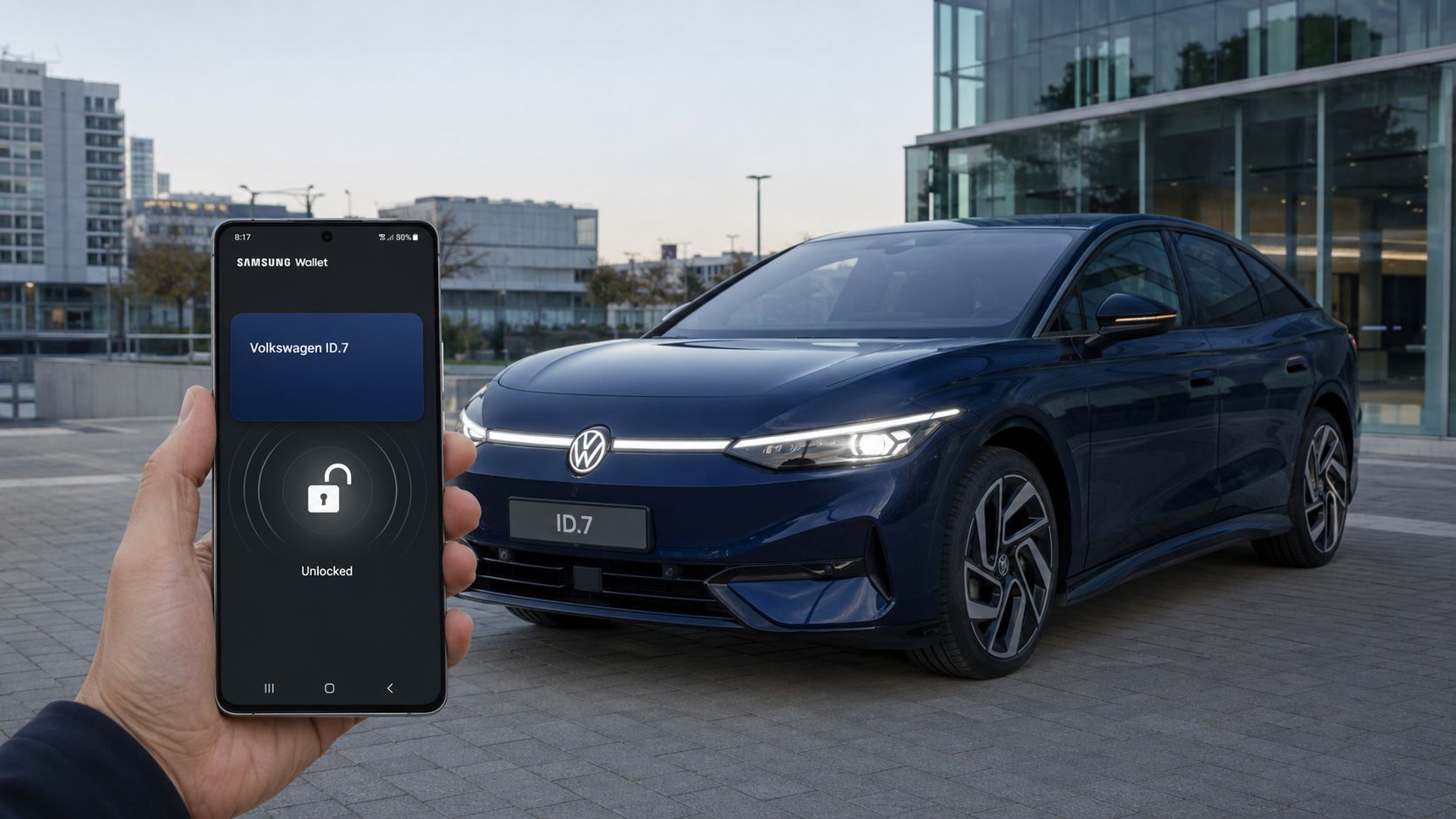 Samsung Wallet diventa la chiave digitale delle Volkswagen ID.