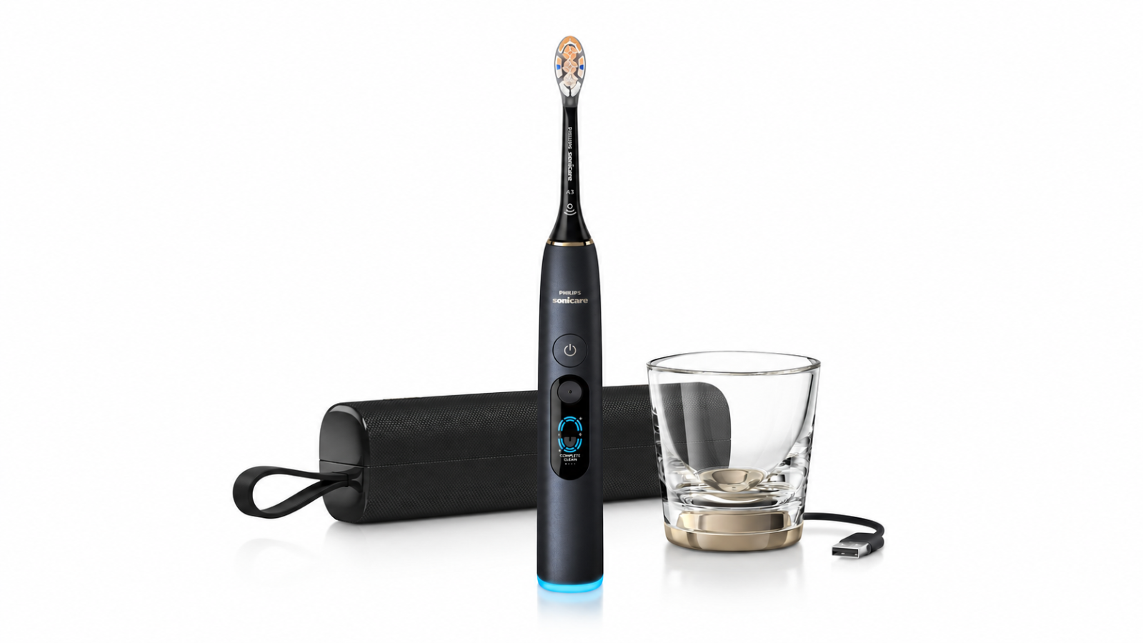 Philips Sonicare DiamondClean 9900 Prestige con custodia e bicchiere di ricarica