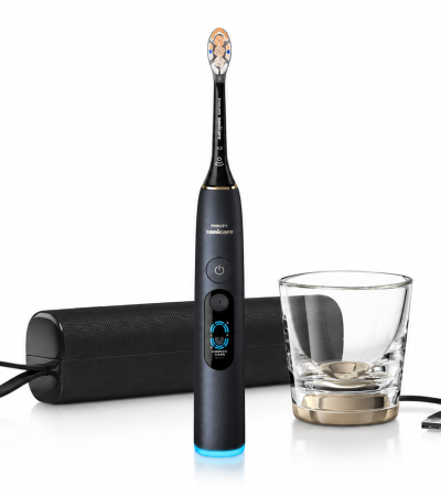 Philips Sonicare DiamondClean 9900 Prestige con custodia e bicchiere di ricarica