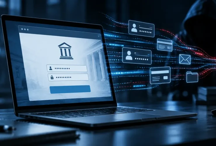Frode bancaria online con credenziali sottratte attraverso una falsa pagina di accesso