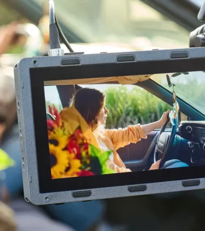 Sony RM-DP7 collegato a una videocamera Cinema Line