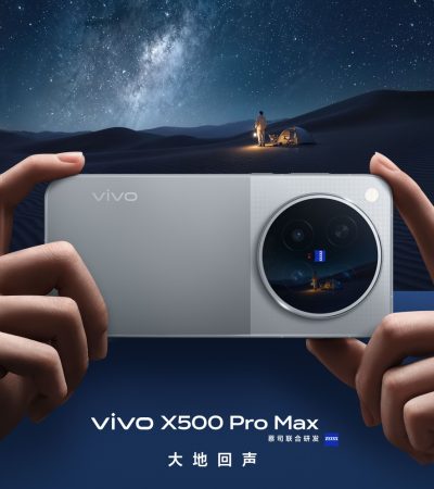 vivo X500 Pro Max nella colorazione Starry Gray