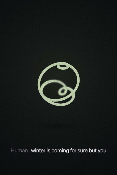 Il logo di Dessa, il modello vocale di Block, con la trascrizione di una conversazione