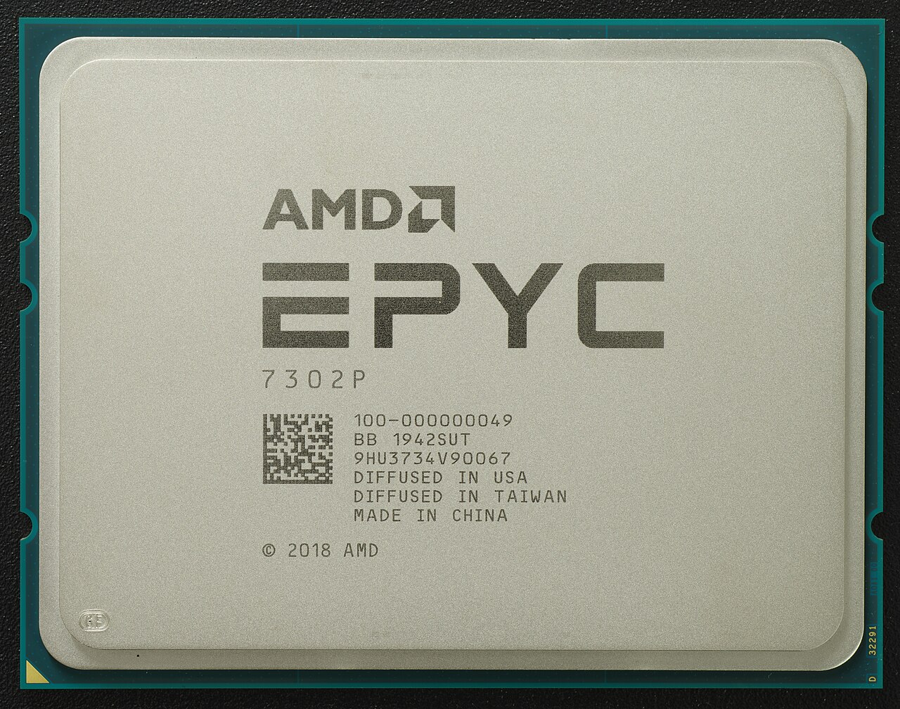aumento di capitale Meta, un processore AMD EPYC