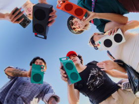 Speaker portatili CMF in diverse colorazioni nella foto ufficiale del lancio