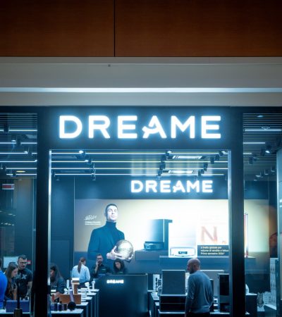 Ingresso del negozio Dreame al centro commerciale RomaEst