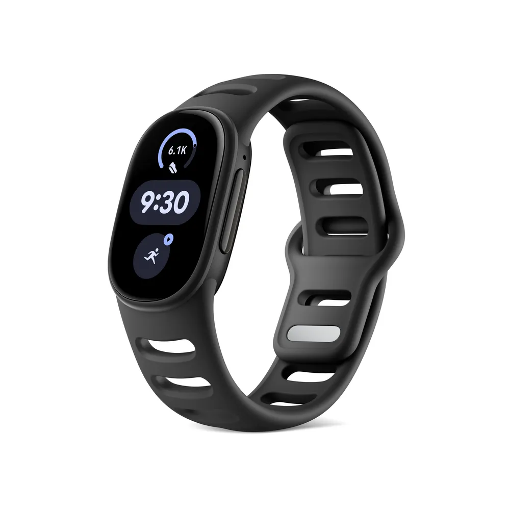 Fitbit Edge in colorazione Obsidian con cinturino Active Sport