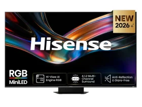 La Smart TV Hisense RGB MiniLED UR9S da 85 pollici