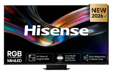 La Smart TV Hisense RGB MiniLED UR9S da 85 pollici
