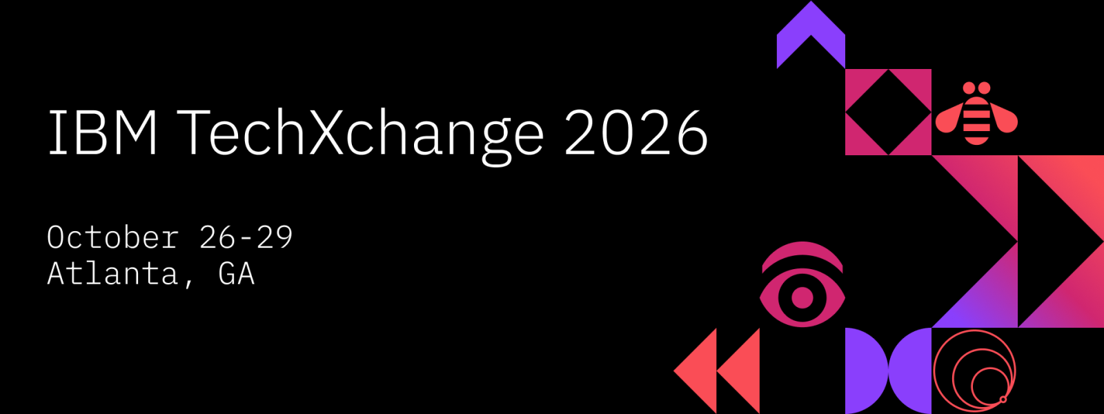 Banner di IBM TechXchange 2026, la conferenza di Atlanta in cui IBM ha presentato le novità per gli agenti AI