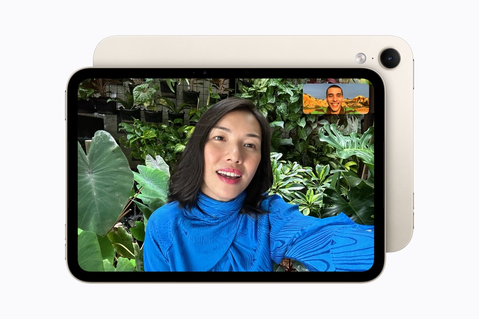 Fotocamera frontale orizzontale del nuovo iPad mini