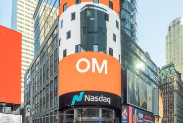 Il Nasdaq MarketSite a Times Square, dove Anthropic punta alla quotazione in Borsa