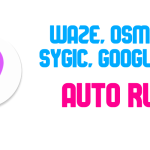 Navi AutoRun (Auto Launch Maps: Bluetooth): grafica ufficiale della scheda Google Play con l'icona dell'app e i nomi delle app di navigazione compatibili