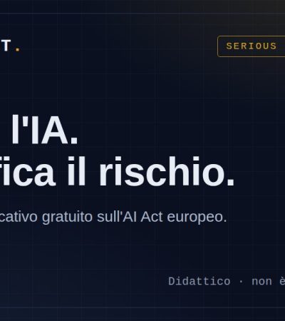 Copertina ufficiale del gioco investigativo NO AI ACT