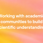 Grafica di OpenAI dedicata alla collaborazione con le comunità accademiche