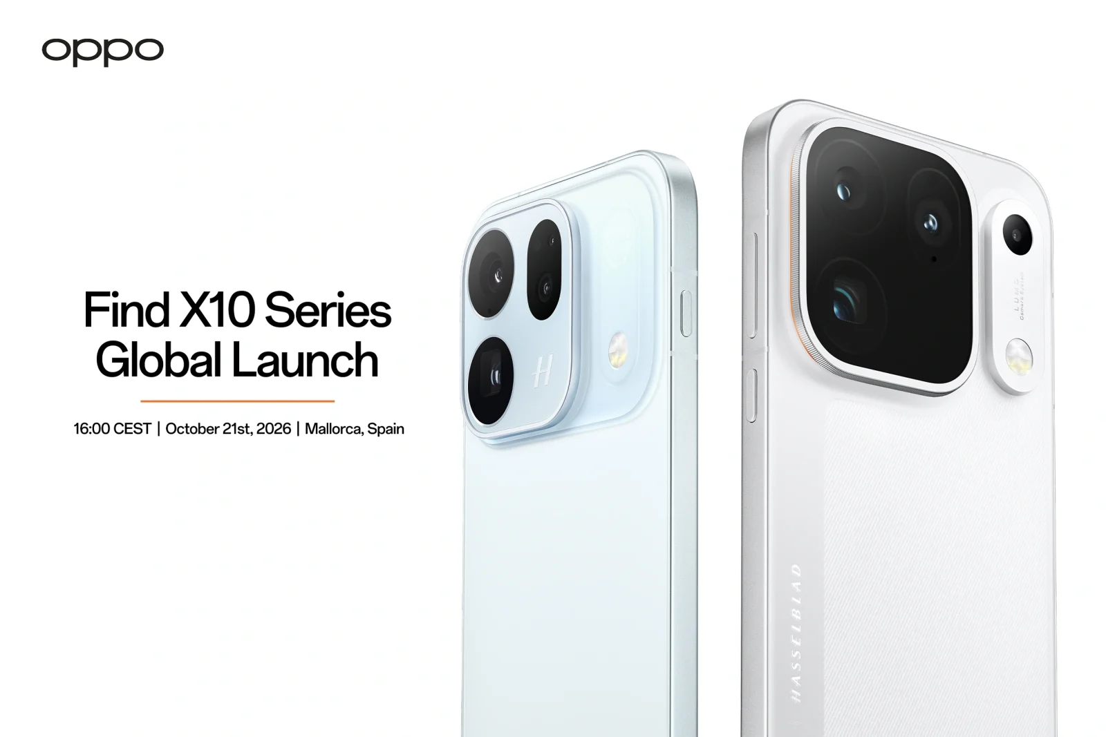 OPPO Find X10 e Find X10 Pro Max, fotografia ufficiale della serie