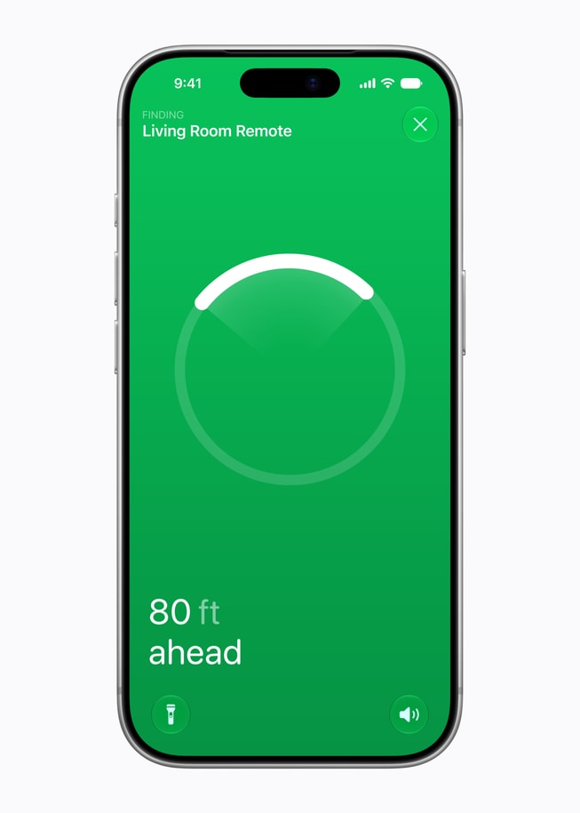 Ricerca del Siri Remote con Posizione precisa nell’app Dov’è su iPhone