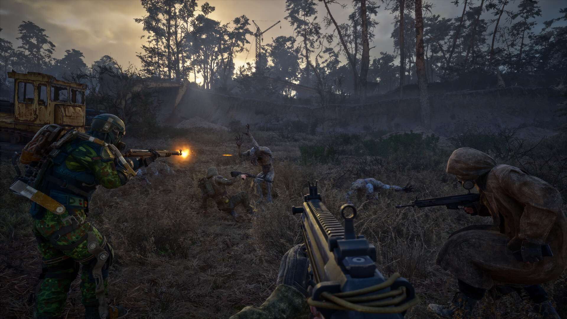 Scontro a fuoco a lunga distanza in STALKER 2: Heart of Chornobyl