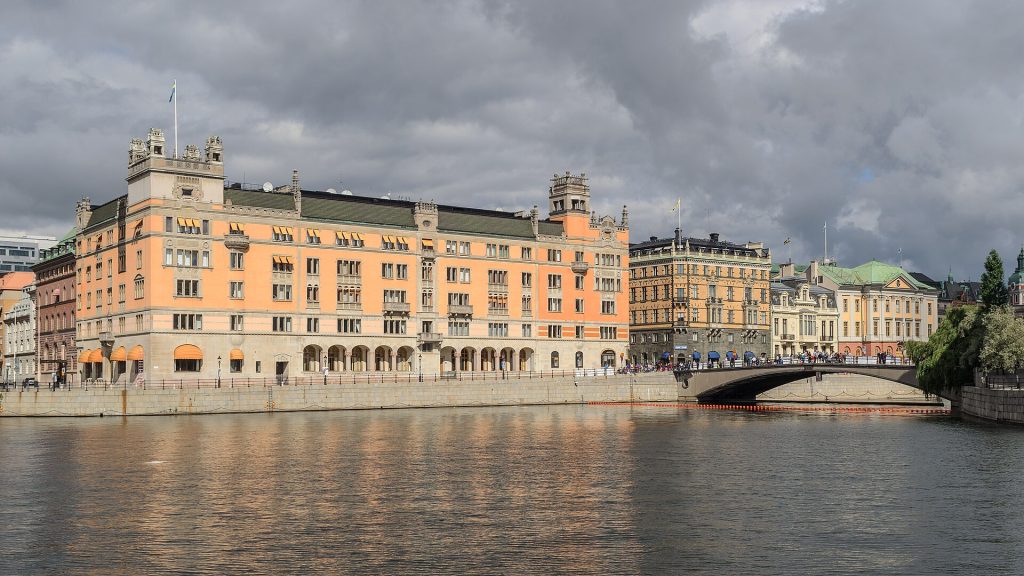 Svezia ChatGPT Claude: il palazzo Rosenbad a Stoccolma, sede del governo svedese