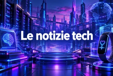 Le notizie tech del 13 ottobre 2026: illustrazione di chip AI, server e fitness tracker